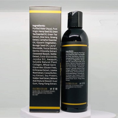 Private Label Organic hair care products hair Nourishing and Repairing CBD Hemp oil Shampoo